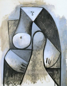 座る女性 1929 年キュビスト パブロ・ピカソ Oil Paintings